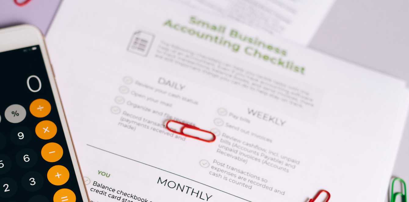 Accounting checklist