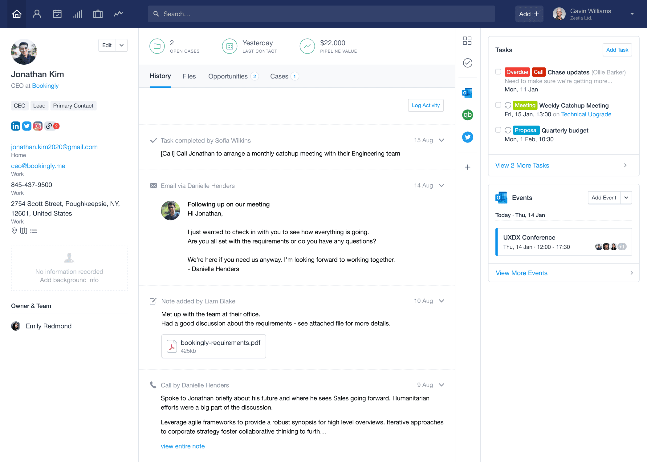 visibility of colleagues schedules